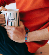 Taza "papa quina sort tenir-te"