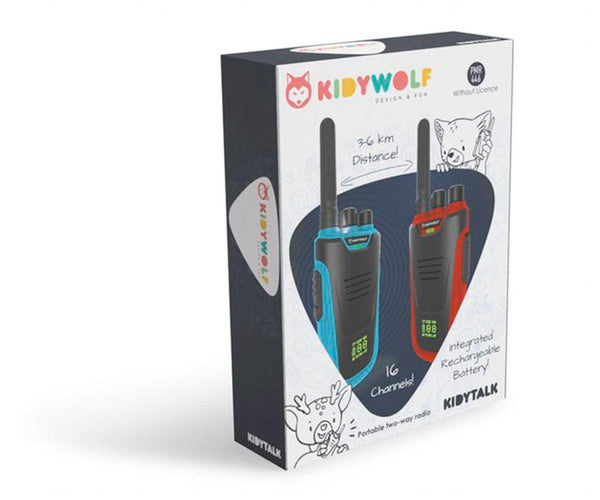 Walkie Talkie Kidytalk Azul y Rojo