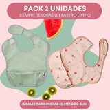 Pack 2 Baberos Nude&Verde