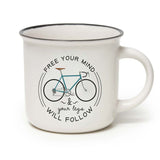 Taza Porcelana Bicicleta