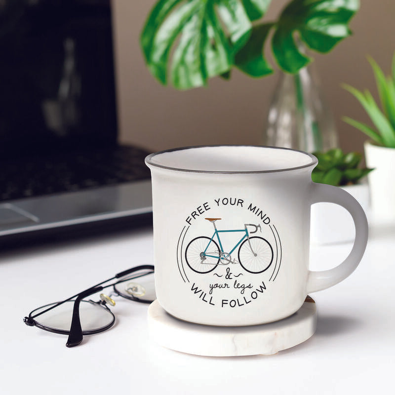 Taza Porcelana Bicicleta