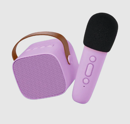 Altavoz Bluetooth y Karaoke Purple