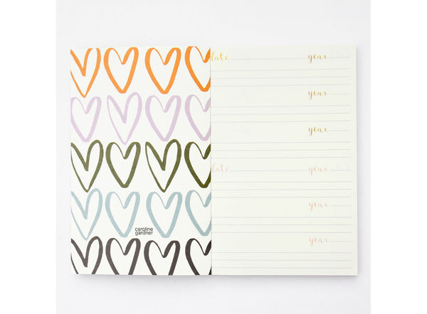 Memory Journal Corazones