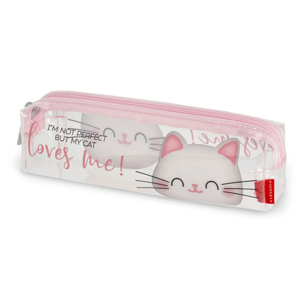 Estuche Transparente Gato