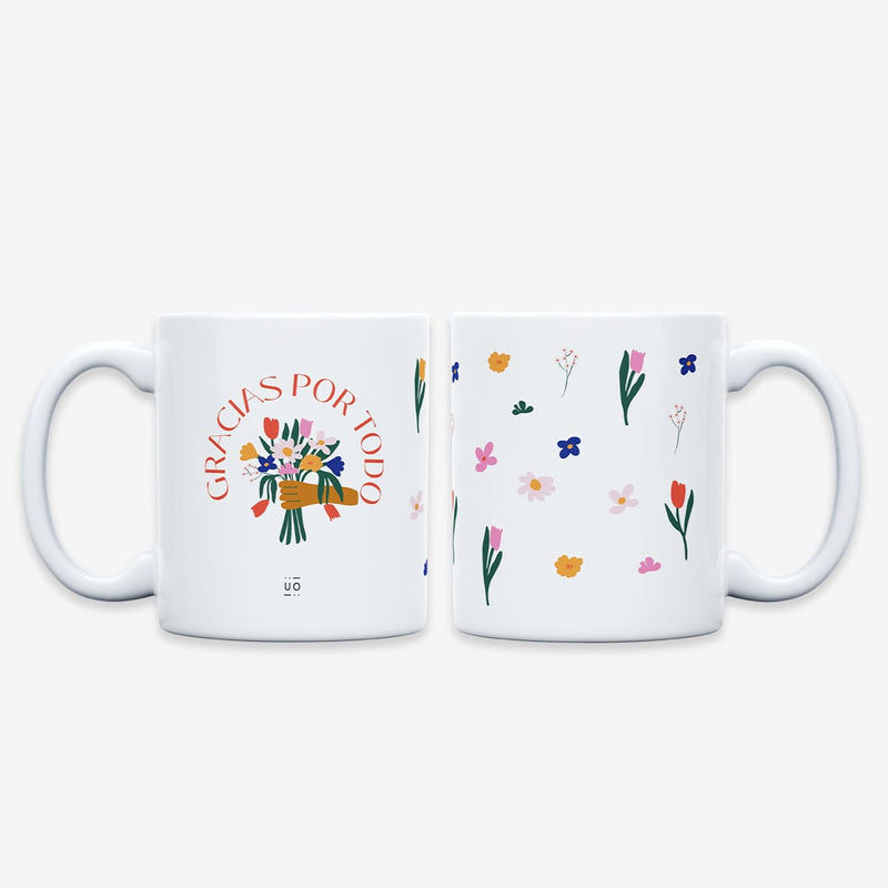 Taza "gràcies per tot"