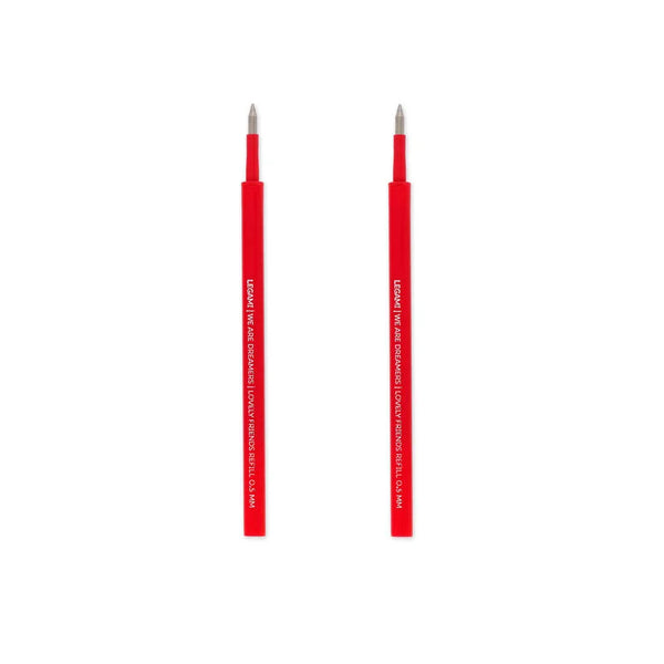 Set 2 Recargas Bolígrafo Gel Rojo