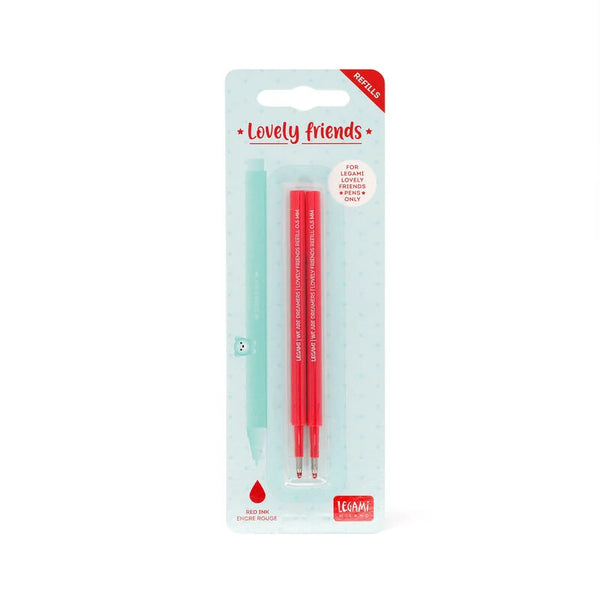 Set 2 Recargas Bolígrafo Gel Rojo