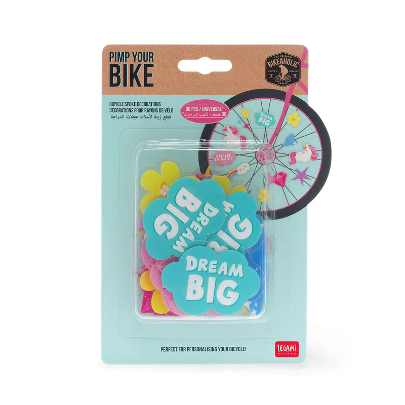 Set 30 Adornos Bici Unicornio