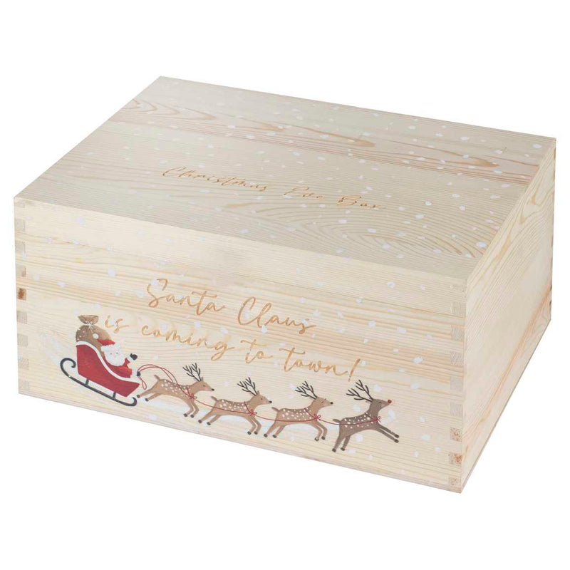 Caja personalizable Madera Navidad