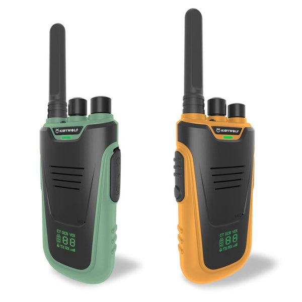 Walkie Talkie Kidytalk Verde y Naranja